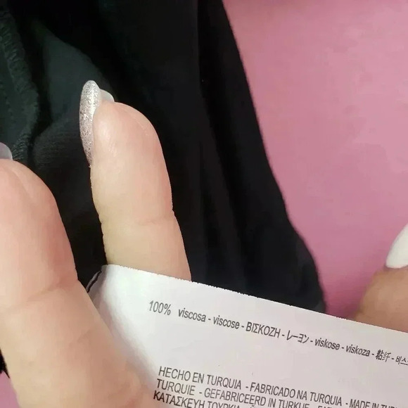 Zara Woman Silky Black Hoodie Size Medium - Picture 5 of 5